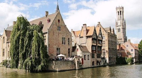 beffroi de Bruges en Belgique