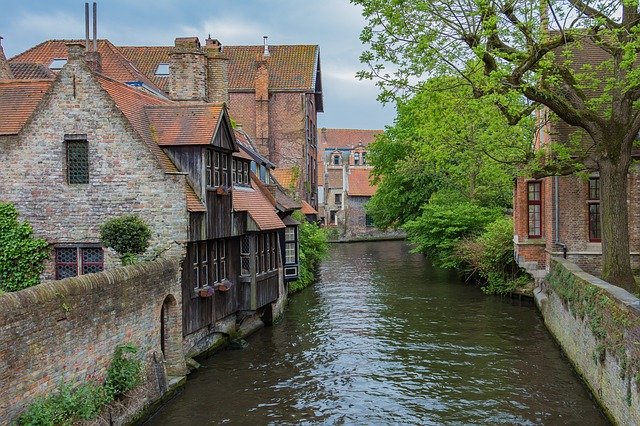 Les canaux à Bruges