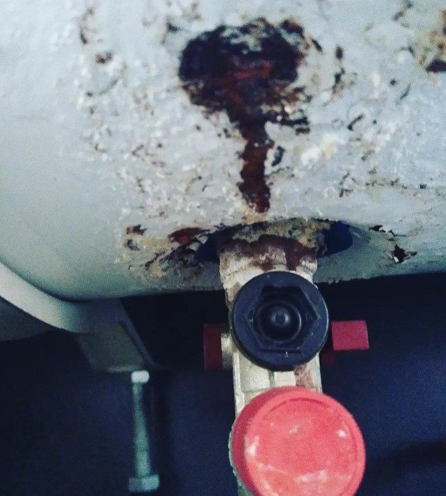 corrosion du chauffe-eau
