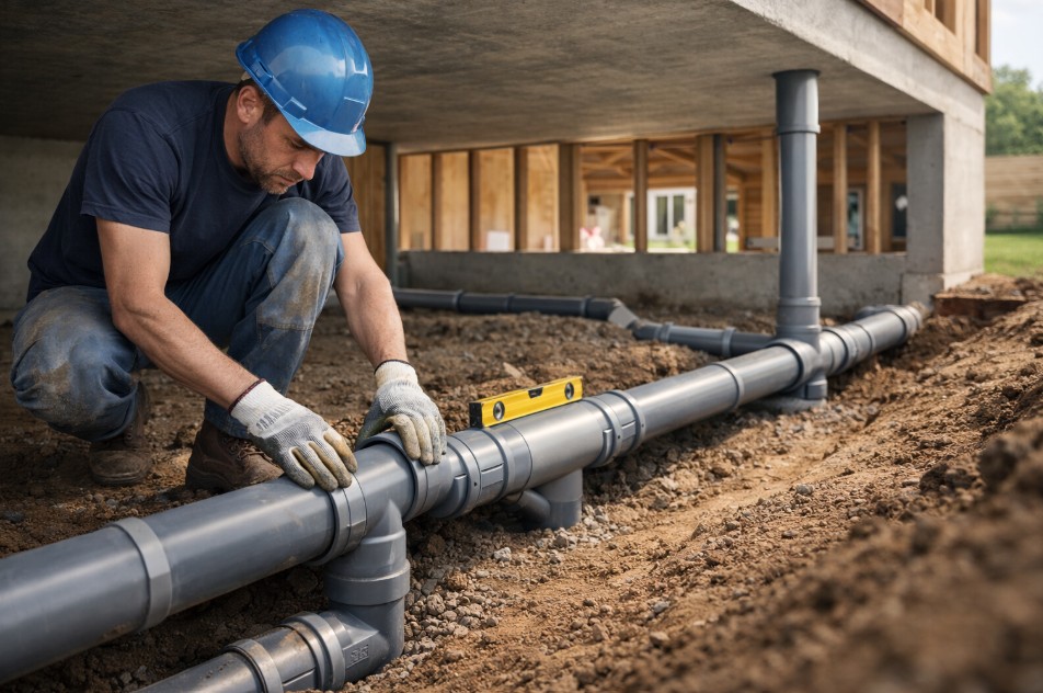 schema eaux usées maison
