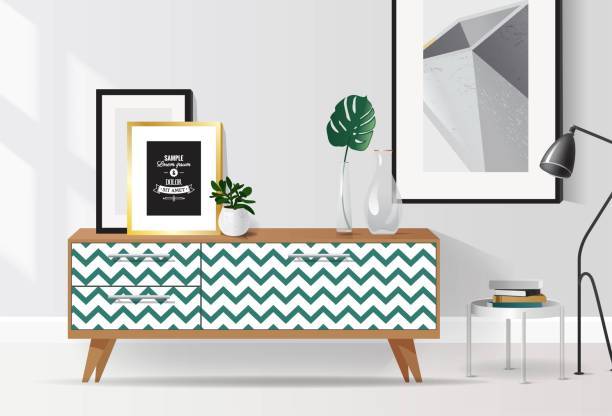 buffet salon intérieur moderne