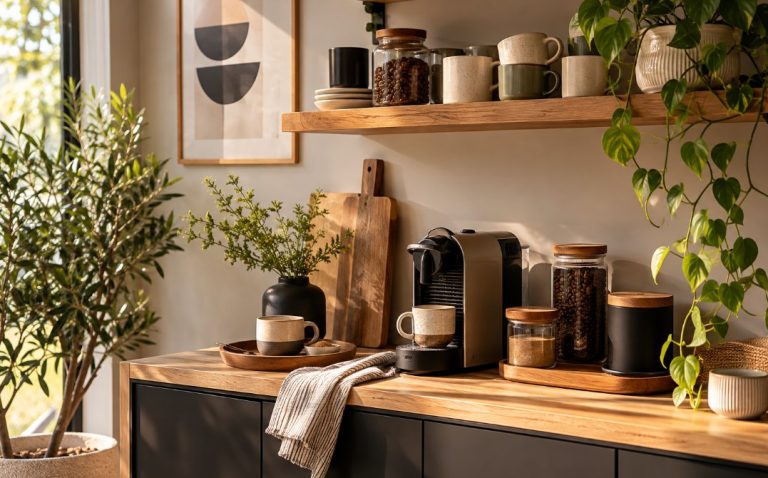 amenager coin café dans la cuisine